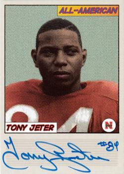 2008 TK Legacy Nebraska Cornhuskers - All-American Autographs #AA2 Tony Jeter Front