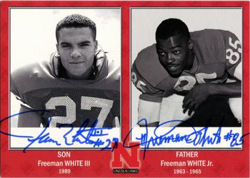 2008 TK Legacy Nebraska Cornhuskers - Lincoln Links Autographs #LL 5 Freeman White / Freeman White III Front