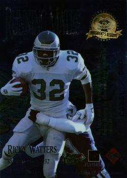 1996 Collector's Edge President's Reserve - Running Mates Collector Series (CS) #RM19 Rodney Peete / Ricky Watters Back