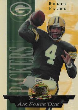 1996 Collector's Edge President's Reserve - Air Force One Jumbos Collector Series (CS) #1 Brett Favre Front