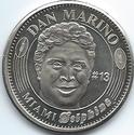 1996 Miami Subs Grill - Coins #NNO Dan Marino Front