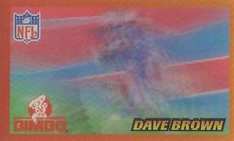 1996 Pinnacle Bimbo Bread #23 Dave Brown Front