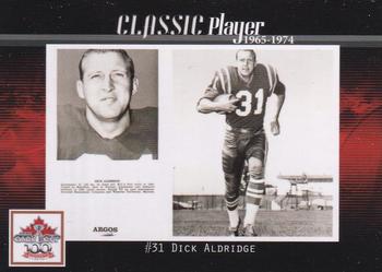 2012 Extreme Sports CFL Grey Cup 100 Years #NNO Dick Aldridge Front