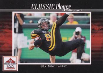 2012 Extreme Sports CFL Grey Cup 100 Years #NNO Andy Fantuz Front