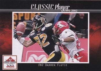 2012 Extreme Sports CFL Grey Cup 100 Years #NNO Darren Flutie Front