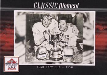 2012 Extreme Sports CFL Grey Cup 100 Years #NNO 42nd Grey Cup - 1954 Front