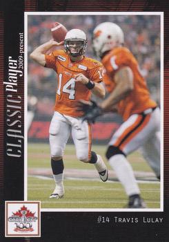 2012 Extreme Sports CFL Grey Cup 100 Years #NNO Travis Lulay Front