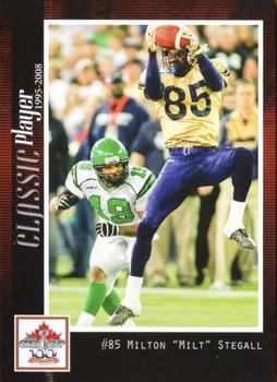2012 Extreme Sports CFL Grey Cup 100 Years #NNO Milt Stegall Front