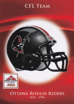 2012 Extreme Sports CFL Grey Cup 100 Years #NNO Ottawa Rough Riders Front