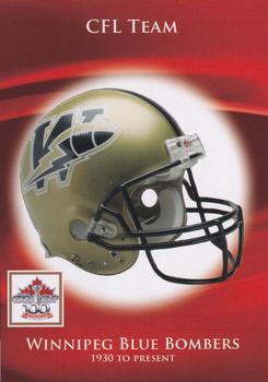 2012 Extreme Sports CFL Grey Cup 100 Years #NNO Winnipeg Blue Bombers Front