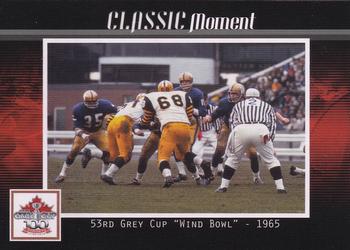 2012 Extreme Sports CFL Grey Cup 100 Years #NNO 53rd Grey Cup - Wind Bowl 1965 Front