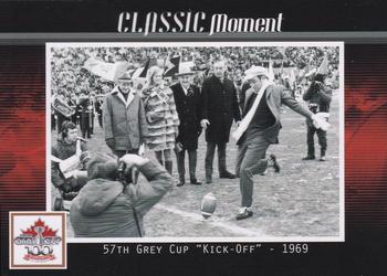 2012 Extreme Sports CFL Grey Cup 100 Years #NNO 57th Grey Cup - Kick Off 1969 Front