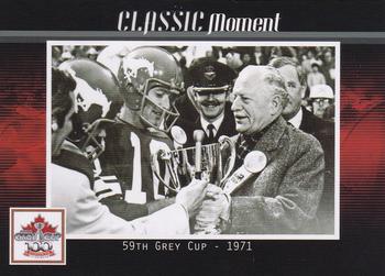 2012 Extreme Sports CFL Grey Cup 100 Years #NNO 59th Grey Cup - 1971 Front