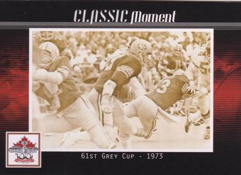 2012 Extreme Sports CFL Grey Cup 100 Years #NNO 61st Grey Cup - 1973 Front
