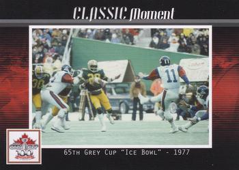 2012 Extreme Sports CFL Grey Cup 100 Years #NNO 65th Grey Cup - Ice Bowl 1977 Front