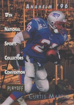 1996 Playoff National Sports Collectors Convention Promos #2 Curtis Martin Front