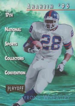 1996 Playoff National Sports Collectors Convention Promos #3 Tyrone Wheatley Front
