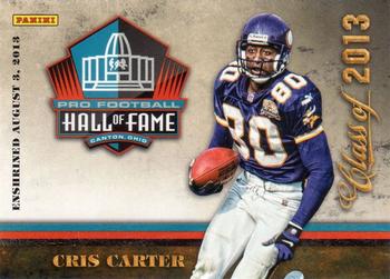 2013 Panini Pro Football Hall of Fame #2 Cris Carter Front