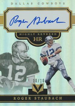 2017 Panini Vertex - Highly Revered #37 Roger Staubach Front
