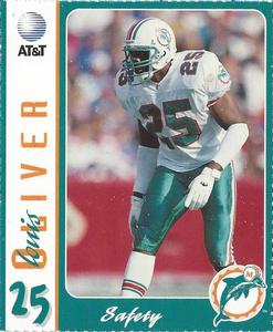 1996 AT&T Miami Dolphins #NNO Louis Oliver Front