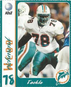 1996 AT&T Miami Dolphins #NNO Richmond Webb Front
