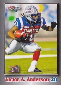 2012 JOGO - Rookies #5R Victor Anderson Front