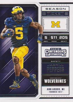 2018 Panini Contenders Draft Picks #45 Jabrill Peppers Front