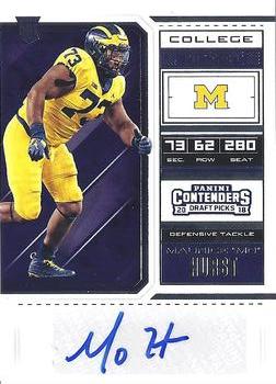 2018 Panini Contenders Draft Picks #173 Maurice Hurst Front