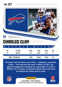 2018 Score #37 Charles Clay Back