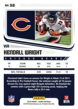 2018 Score #58 Kendall Wright Back