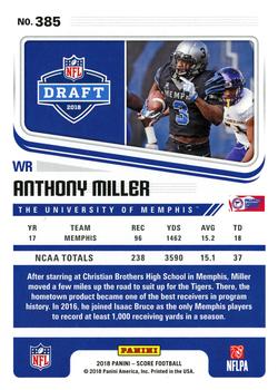 2018 Score #385 Anthony Miller Back