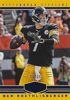 2017 Panini Plates & Patches - Blue #14 Ben Roethlisberger Front