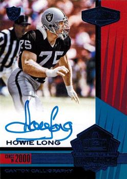 2017 Panini Plates & Patches - Canton Calligraphy Blue #CC-HL Howie Long Front
