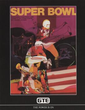 1991 GTE Super Bowl Theme Art #4 Super Bowl IV Front