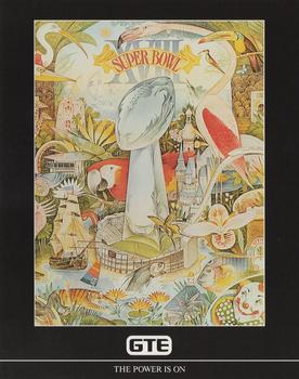 1991 GTE Super Bowl Theme Art #18 Super Bowl XVIII Front