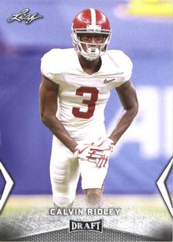 2018 Leaf Draft #10 Calvin Ridley Front