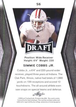 2018 Leaf Draft #56 Simmie Cobbs Jr. Back