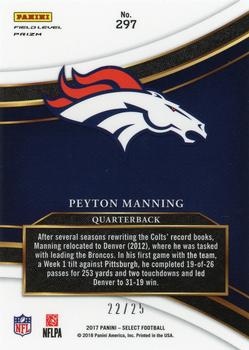 2017 Panini Select - Tie-Dye #297 Peyton Manning Back