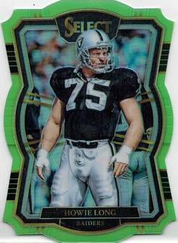 2017 Panini Select - Neon Green Prizm Die Cut #189 Howie Long Front