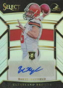 2017 Panini Select - 2018 XRC Mystery Autograph Prizm #321 Baker Mayfield Front