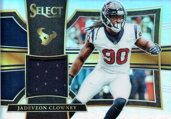2017 Panini Select - Select Swatches Prizm #10 Jadeveon Clowney Front