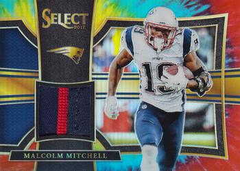 2017 Panini Select - Select Swatches Tie-Dye Prizm #39 Malcolm Mitchell Front