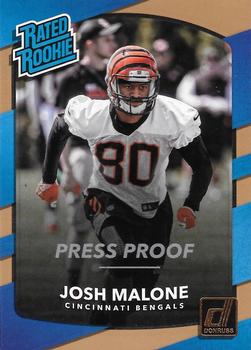 2017 Donruss - Press Proof Bronze #321 Josh Malone Front