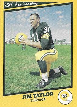1990 Green Bay Packers 25th Anniversary #9 Jim Taylor Front