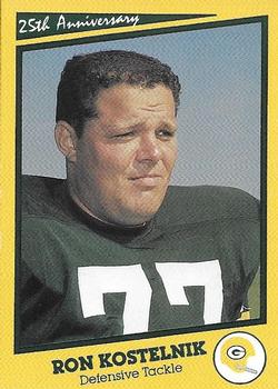 1990 Green Bay Packers 25th Anniversary #22 Ron Kostelnik Front