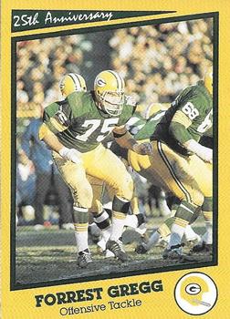1990 Green Bay Packers 25th Anniversary #25 Forrest Gregg Front