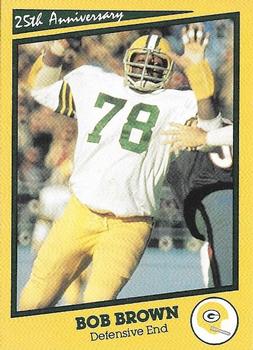 1990 Green Bay Packers 25th Anniversary #28 Bob Brown Front