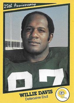 1990 Green Bay Packers 25th Anniversary #29 Willie Davis Front