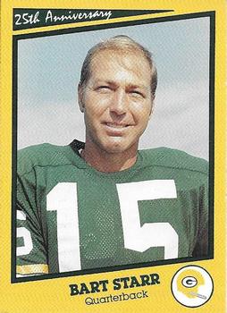 1990 Green Bay Packers 25th Anniversary #32 Bart Starr Front