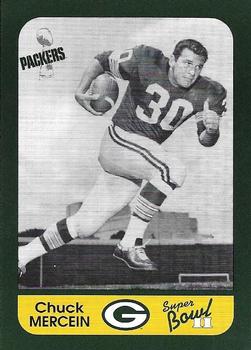 1991 Champion Cards Green Bay Packers Super Bowl II 25th Anniversary #17 Chuck Mercein Front